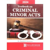 Hind Law House's Textbook on Criminal Minor Acts by Dr. Manish S. Sonawane